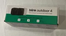 Blink Outdoor 4 Wireless Smart 1080p Security Camera - 2 Camera System NEW