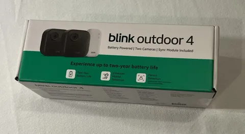 Blink Outdoor 4 Wireless Smart 1080p Security Camera - 2 Camera System NEW