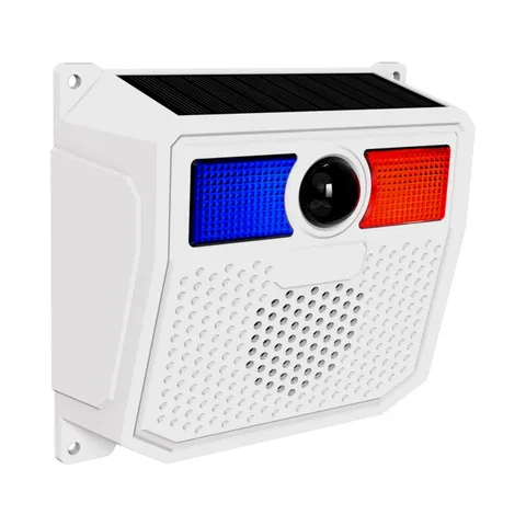 Outdoor Alarm Motion-activated Solar-powered Infrared Alarm with Speaker