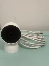 Google Nest Security Cam Indoor 1080p Wired 2nd Gen. GJQ9T White