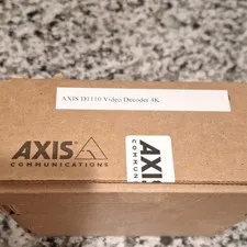 Axis D1110 Video Decoder Black - 4K Resolution