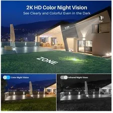 Outdoor Wireless Camera with 2-Way Talk, AI Motion Detection