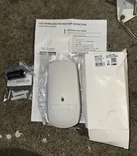 DMP 1122 Wireless PIR Motion Sensor Detector White with Battery