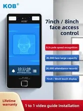 7 inch dynamic facial recognition access control system all-in-one machine 8-inc