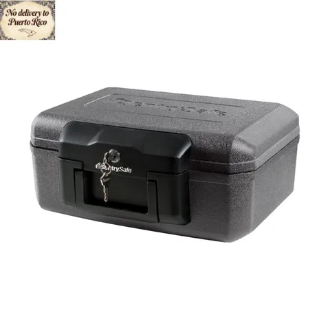 SentrySafe 1200 Fire-Resistant Box Safe with Key Lock 0.18 Cu. ft.