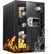2.5 Cuft Fireproof Home Security Safe, USB-C Emergency Access for Documents | 60