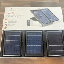 Wasserstein Solar Panel 3 Pack for Eufy Cam 2C Security Camera