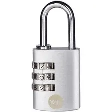 Yale Y151B/30/125/1 Lock 30mm Silver Safe Combination