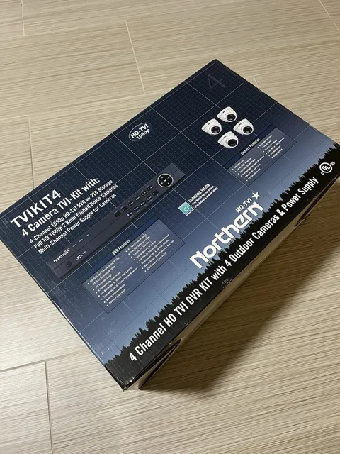 Hd-tvi Northern Tvikit4 4 Camera 4 Channel 1080p 2tb Storage