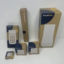 SimpliSafe Alarm Bundle BS3W Base, KP3W Keypad Two Motions, and One Door Window