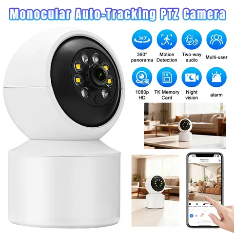 Wifi Camaras De Seguridad 1080P HD Exterior Inalambrica Con Vision Nocturna NEW
