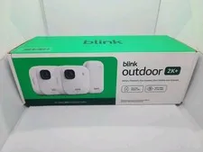 Blink Outdoor 2K+ Wireless Battery-Powered Security Camera 2-Cam System, White