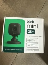 Blink Mini 2K+ (Latest Model) Plug-in Home & Pet Security Camera - Brand New