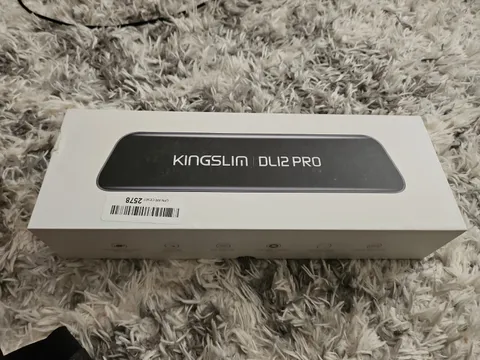 Kingslim DL12 Pro 4K Mirror Dash Cam with Backup