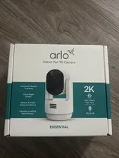 Arlo Indoor Pan Tilt Pet Camera 2K 360 Degree Pan 180 Tilt Plug In