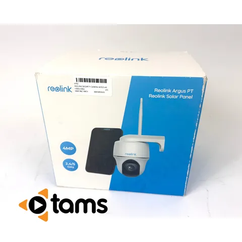 NEW Sealed Reolink Argus PT Security Camera White + Reolink Solar Panel
