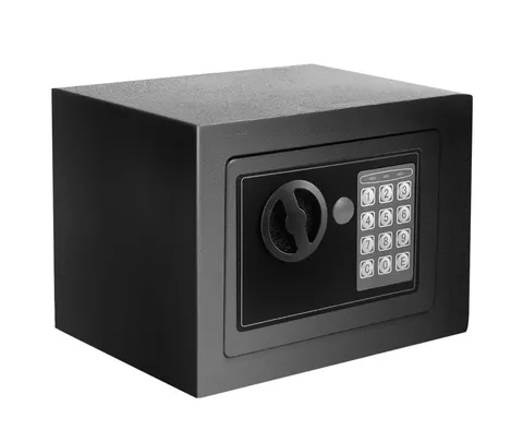 Fireproof Safe Home Security Box with Money Bag, Sensor Light & Digital Keypad