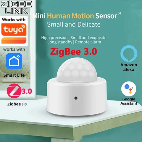 For Tuya Zigbee PIR Motion Sensor Smart Home Automation Human Body Infrared Dete