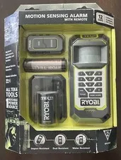 NEW Ryobi Tek4 Motion Sensing Alarm System with Remote Keychain RP4300 NIB Rare