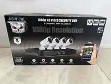 Night Owl 1080p Video Security 1 TB DVR System 8 Channel 4 Cameras