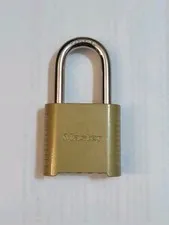 Master Lock Padlock 2In Steel Resettable Combination 1Pk