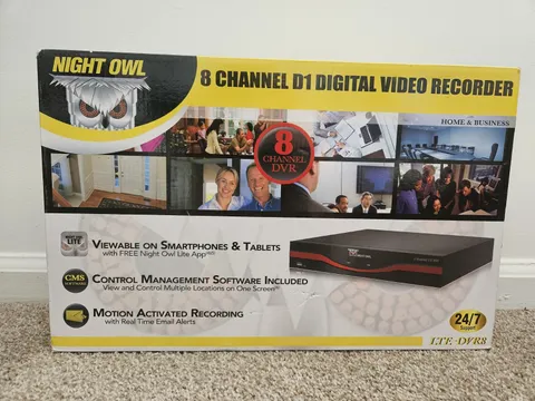 DISCONTINUED Night Owl 8 Channel D1 Digital Video Recorder, LTE-DVR8, New In Box