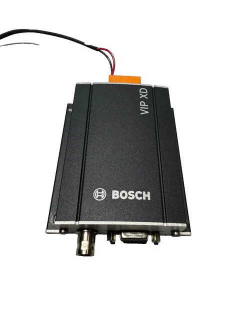 Lot of 4x BOSCH VIP-XD Security 1080p MPEG4 Decoder & 1U Rack Mount Enclosure