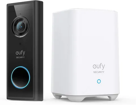 Eufy Security, Video Doorbell S220 (Battery-Powered) Kit, Security Camera - 2K R