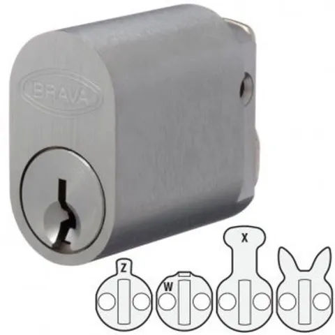 BRAVA 570 Style Oval Lock Cylinder-Suits Lockwood,Legge-Free Postage -5070USCKD