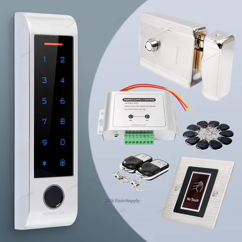 HOMSECUR Weatherproof IP66 APP WIFI Password RFID Access Control Anti-Tamper