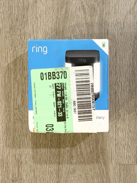 Ring Spotlight Cam Plus Outdoor Camera with Battery New / Open Box