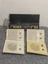 Nutone IM-203 Intercom System w 4 Speakers *Untested (Removed During Renovation)