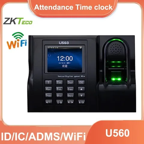 ZKTeco U560 ID/IC/ADMS/WIFI Software Webserver Records Employee Time Attendance