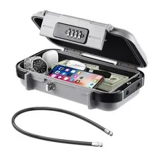 Hurinan Portable Safe Box with Code, [Waterproof Anti-Theft ]Travel Safe, Com...