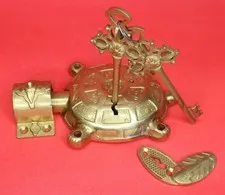 Tortoise Turtle Shape Antique Style Handmade Brass Door Fitted Lock Home Decor