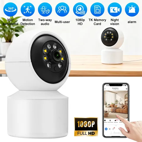 1080P HD Wireless Security Camera Indoor Home CCTV Baby Dog Pet WIFI Monitor