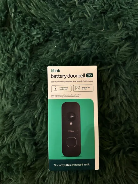 Blink Battery Doorbell 2K+ Security Camera CCTV