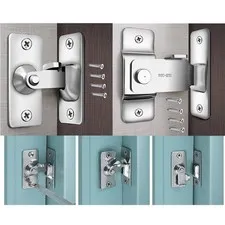 Mini Stainless Steel 90 Degree Right Angle Buckle Hook Lock Bolt For Door Latch