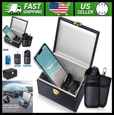Faraday Box with Faraday Bags for Car Keys Signal Blocking Anti-Theft Shield