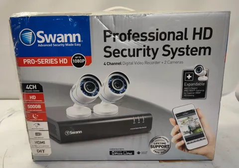 Swann Pro-Series HD 720P 2-Camera DVR Security System SWDVK-443502 New open box
