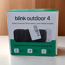 Brand New Blink Outdoor 4 Wireless Battery Outdoor 3-Cam System