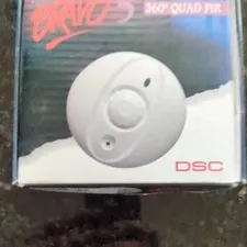 DSC Bravo BV-500GB 360° Quad PIR Wired Indoor Motion Sensor, White