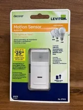 Leviton Decora IPS02-1LW Motion Sensor Auto-On Light Switch White NEW Sealed