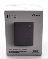 Ring Chime 3rd Gen WiFi Plug-In Smart Doorbell Speaker for Ring Devices Open Box