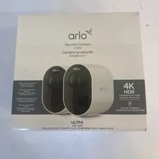 NEW Arlo Ultra Security Camera 4K 3rd Gen 2025 Release 2 Cameras with Smart Hub
