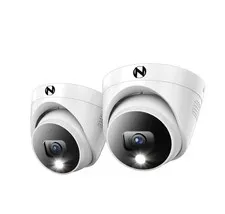 Night Owl Add On Wired 4K HD Indoor/Outdoor Dome Cameras, 2 Pack