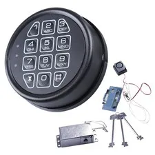 Gun Safe Lock Replacement Kit Digital Keypad Lock for Home Security Safes &