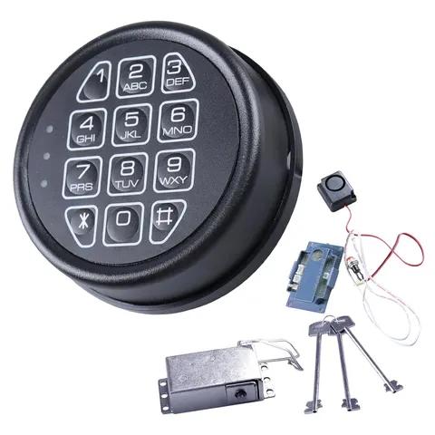 Gun Safe Lock Replacement Kit Digital Keypad Lock for Home Security Safes &