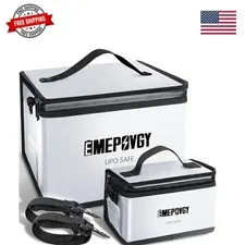 Fireproof Battery Safe Bag Explosionproof Battery Storage Guard Pouch for Cha...