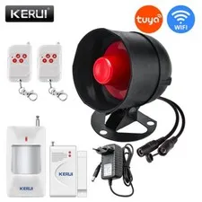 110dB WiFi Smart Home Security Alarm Kit Door Window Sensor System Alexa